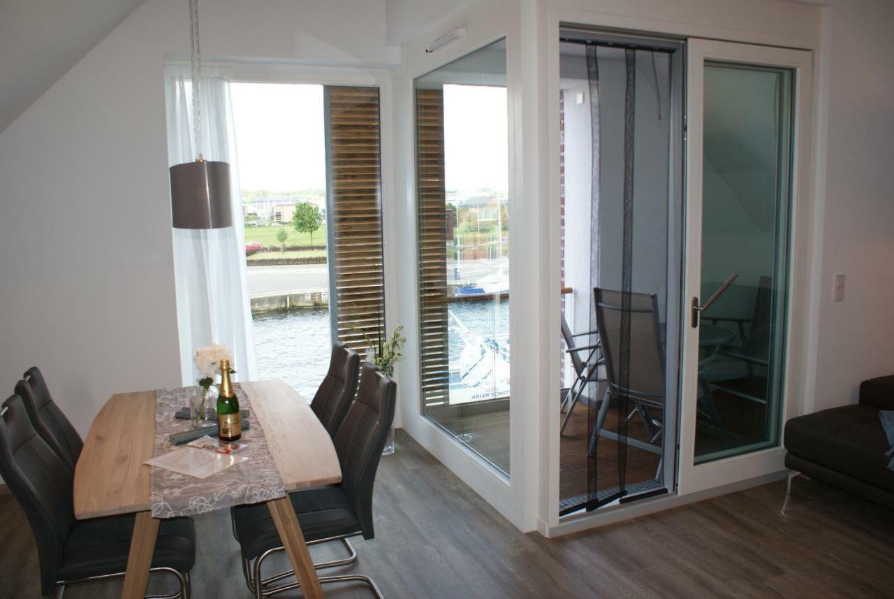 Kaikante mit Meerblick, Balkon&Parkplatz am Hafen - ABC155 Wißmar Exterior foto